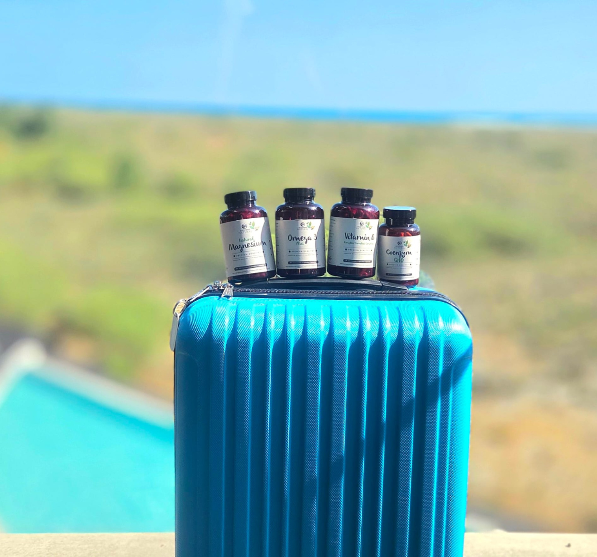 Kit essencial de suplementos para levar nas férias de verão