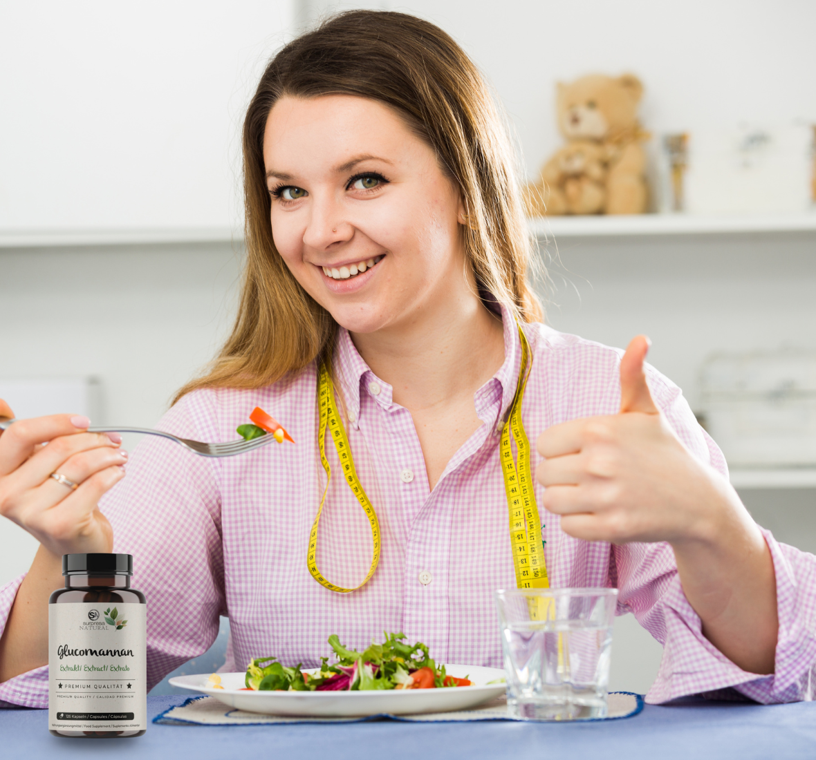 Glucomanano: O Suplemento Natural que promove saciedade e ajuda a emagrecer de forma natural.