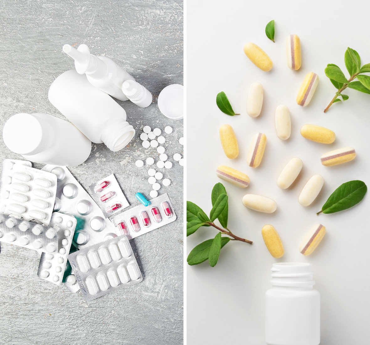 Suplementos Naturais vs. Medicamentos: Quando usar cada um para otimizar a sua saúde.