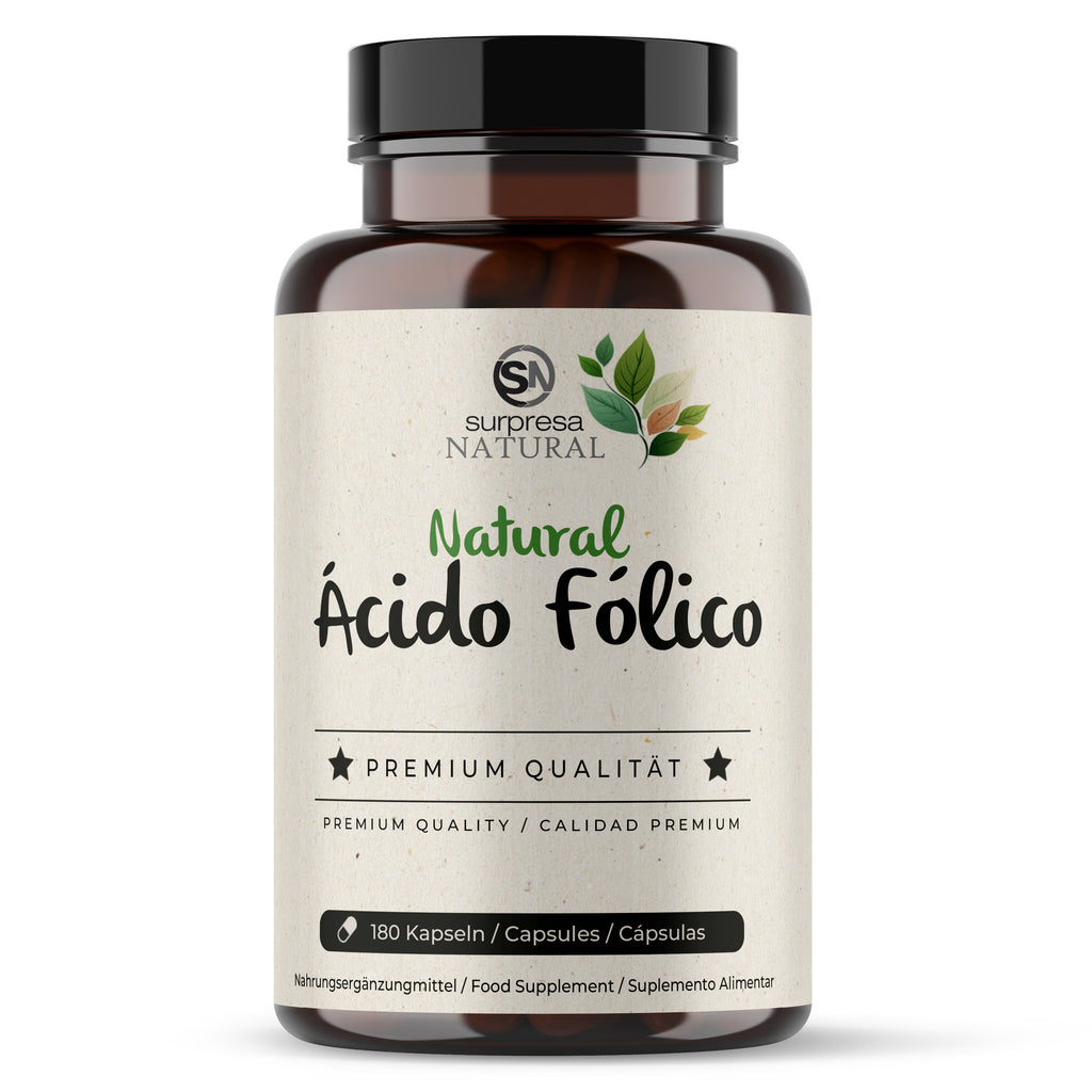 Ácido Fólico Natural suplemento