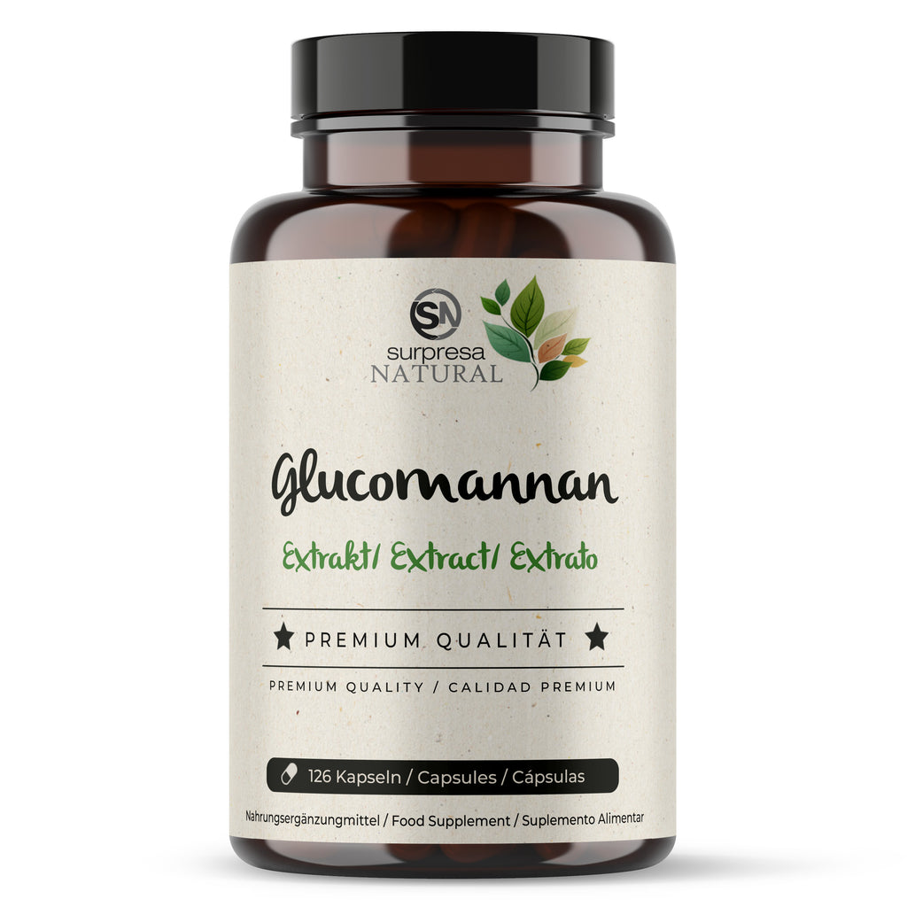 Glucomanano suplemento em cápsulas da Surpresa Natural