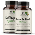 Pacote de Beleza suplemento - Colagénio/ Ácido Hialurónico e Vitaminas Cabelo e Pele