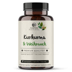 curcuma e incenso suplemento natural para articulações frasco Surpresa Natural