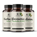 Pack articulações suplemento - com glucosamina, condroitina, MSM, curcuma e ácido hialurónico