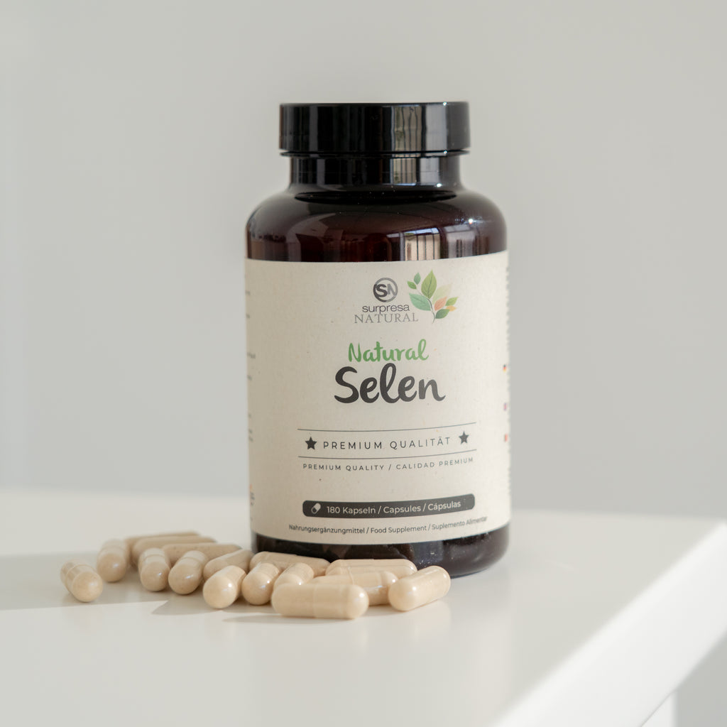 Selénio Natural suplemento – apoio ao sistema imunitário, tiroide e proteção celular