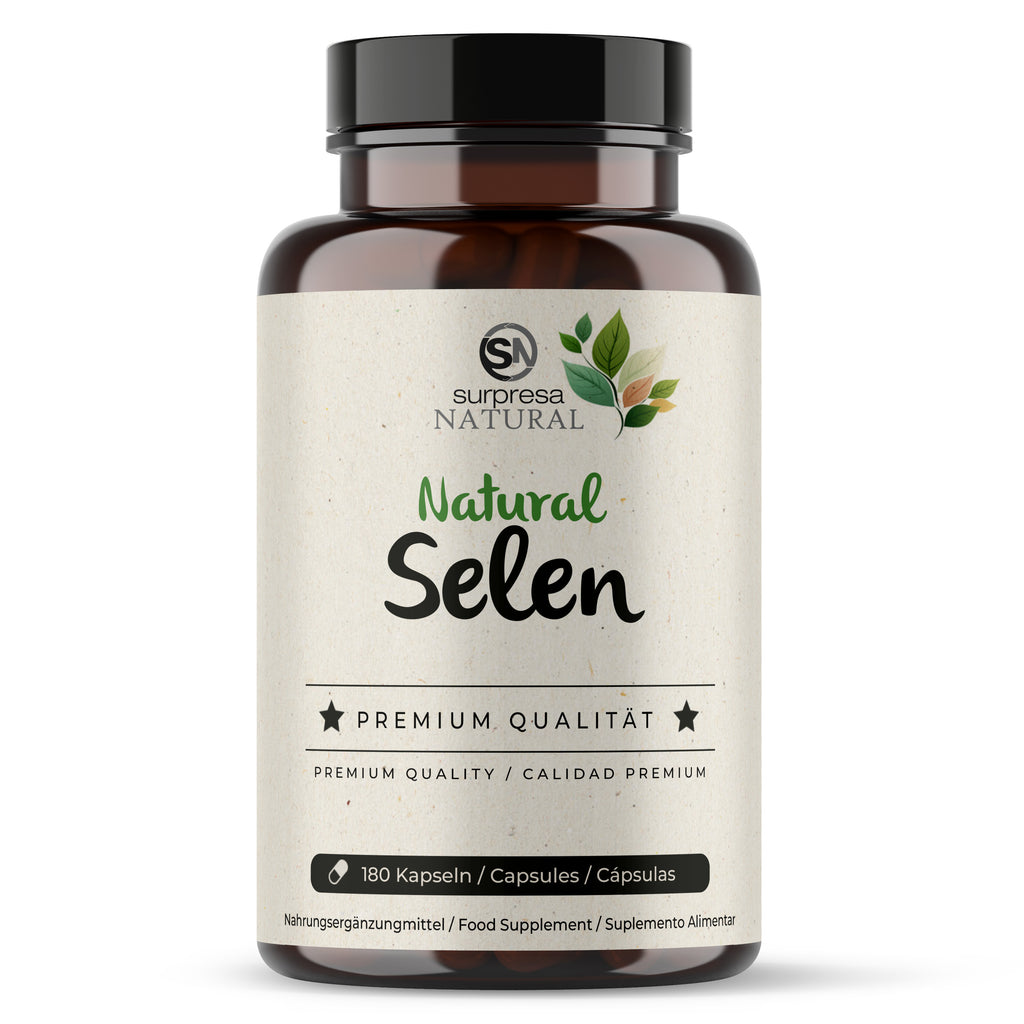 Selénio Natural suplemento – apoio ao sistema imunitário, tiroide e proteção celular