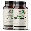 Zinco Natural e Vitamina C Natural - pacote de poupança