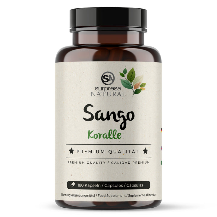 Coral Sango suplemento natural em cápsulas – cálcio e magnésio